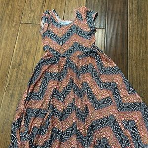 Dot Dot Smile LuLaRoe Lucy Twirl Dress Sz 12/14